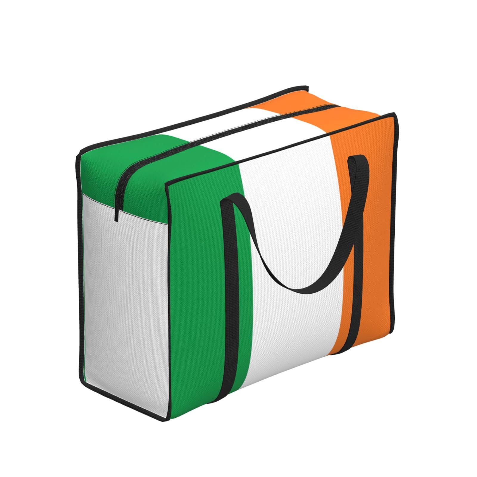 Flag of Irish Print Reusable Grocery Bags Tote Bag for Travel Picnic Camping, World Cup Souvenir Gift Bag