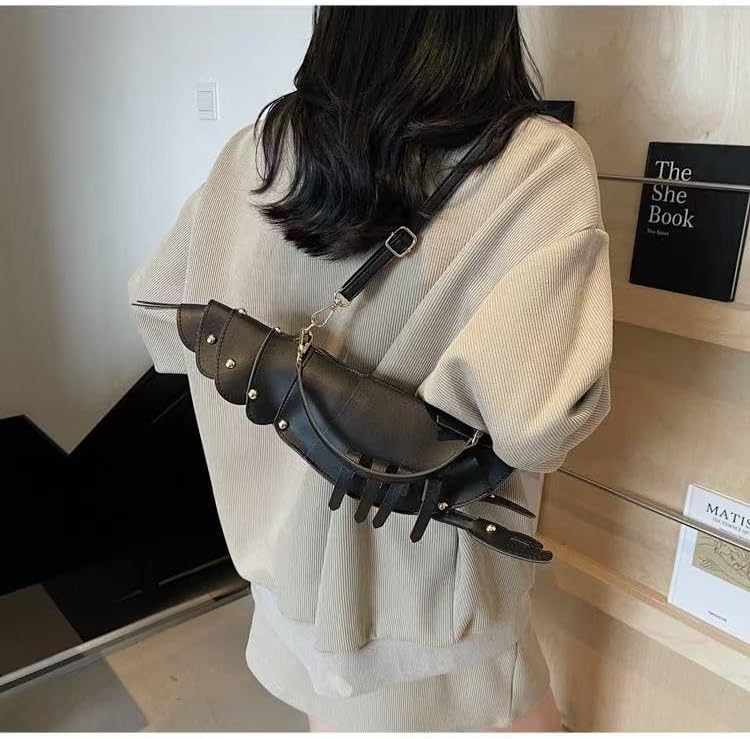 Cute 3D Lobster Shoulder Bag Crossbody Bag, Novelty Purse, Unique Animals Shaped Handbag for Women - Image 5