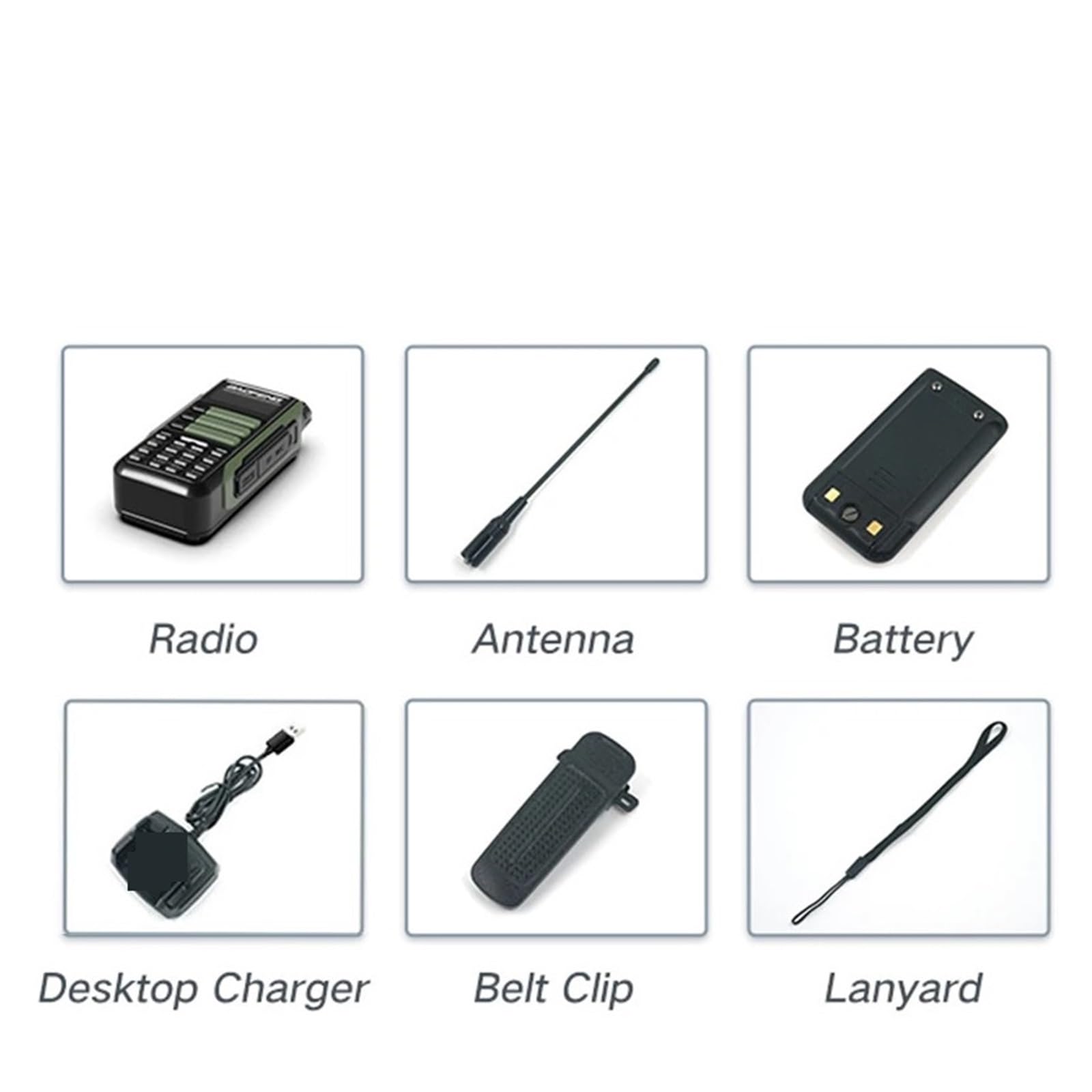 UV-16 Plus 10W Walkie Talkies VHF UHF Radio Bidireccional De Doble Banda Cargador USB Impermeable Radioaficionado De Doble Banda De Largo Alcance Sonido Claro(Add Cable Antenna)