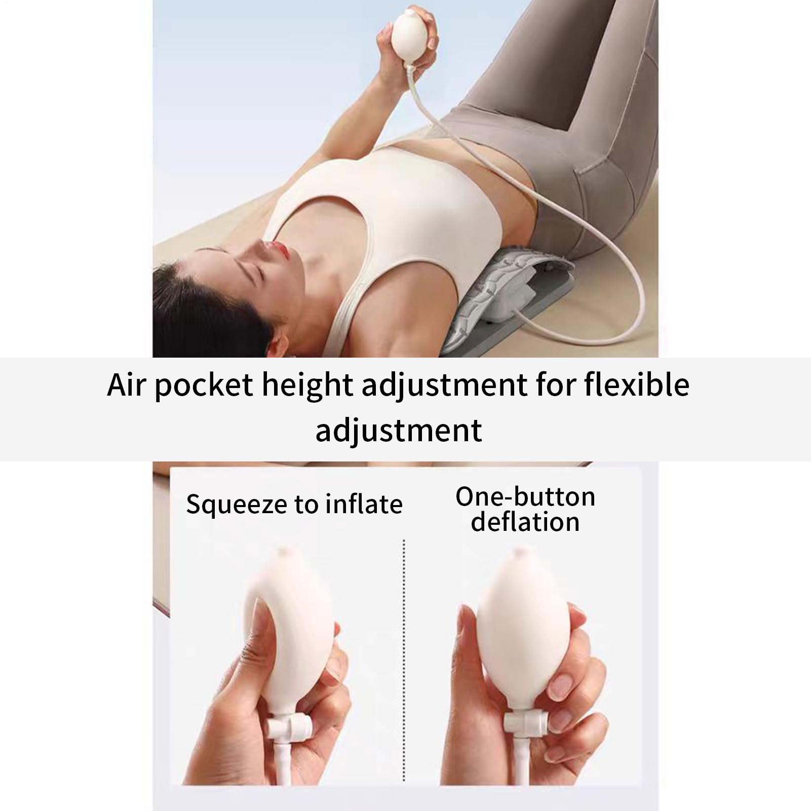 Étire-Dos Planche de soutien et d'étirement pour le haut du dos Correcteur de massage