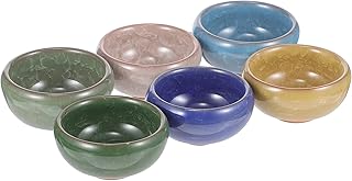 FOMIYES Essential Oils Essential Oils Mixing Bowls 6pcs Essential Oil Blending Bowl Essential Oil Bowl Multi-purpose Ceramic Bowl for Dip Soy Sauce Bowls Essential Oils Mixing Bowls Mixing Bowls