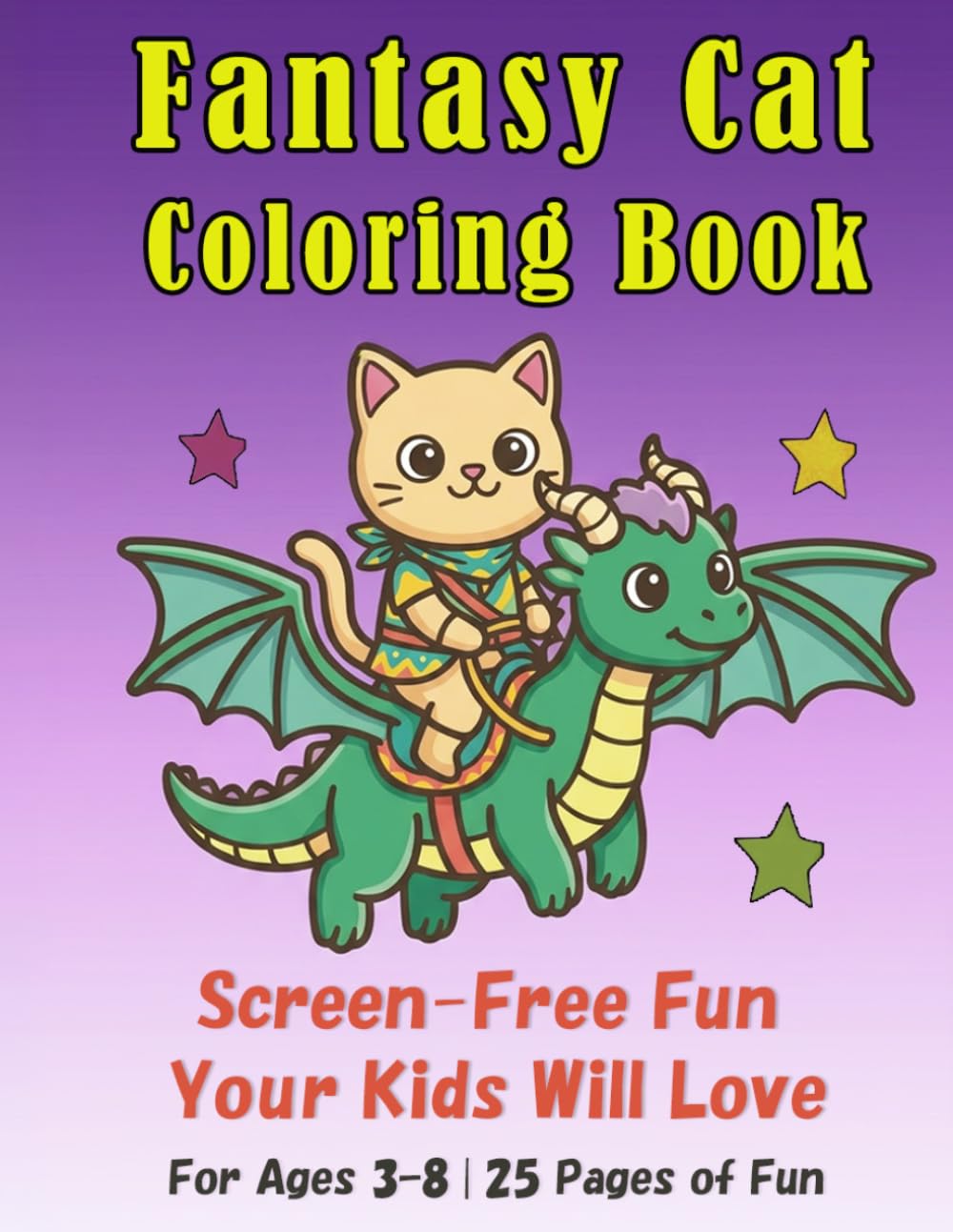 Fantasy Cat Coloring Book