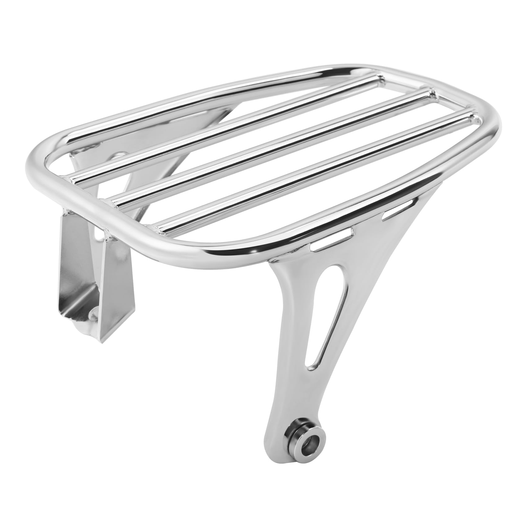 TCT-MOTORPARTS CChrome Solo Luggage Mount Rack Fits for Harley Street Bob 114 FXBBS 2021-2025