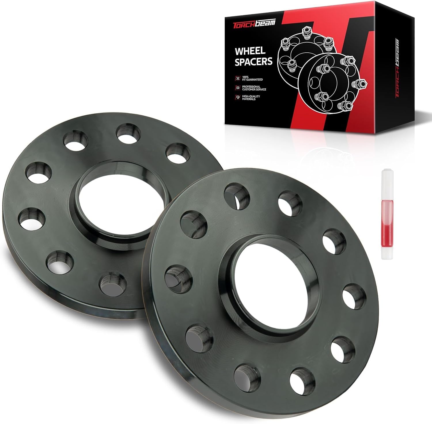 Torchbeam 5x4.5 Hub Centric Wheel Spacers 0.5 inch with 60.1mm Hub Bore, 2Pcs Slip-On Spacers for RA-V4, Camry, ES350, Highlander, Sienna, RX350, ES330, RX330, xB, ES300, IS250, Venza