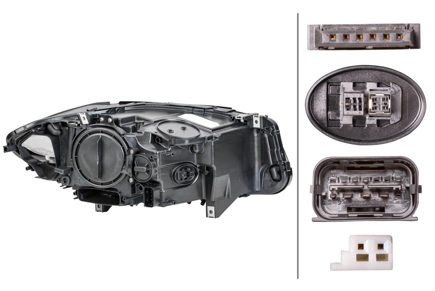 HELLA 1EL 010 131-511 LED/Bi-Xenon-Faro principal CCC/ECE - para circulación por la derecha - Delante, izquierda