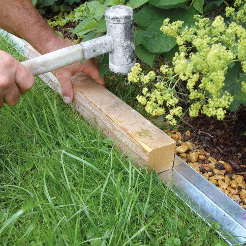 Bellissa Mähkante Aus Zinkstahl - Befahrbare Rasenkante Für Mähroboter & Saubere Beetbegrenzung