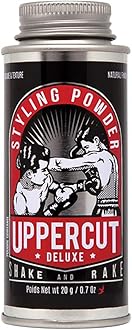 Uppercut Deluxe Hair Styling Powder, Hair Texture Power to Add Texture and Volume, Light Flexible Hold and Natural Matte Finish Mens Hair Product 20g