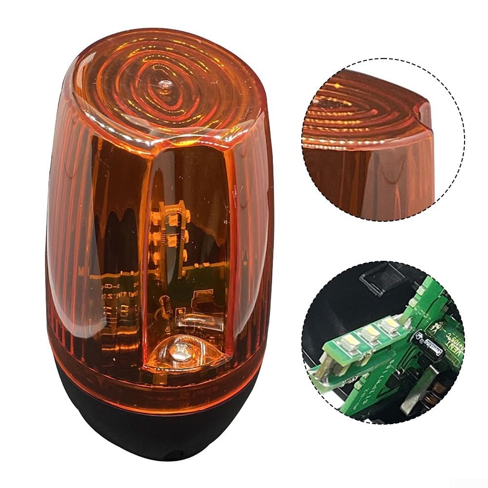 Luz LED intermitente para puertas batientes y correderas, impermeable, a prueba de polvo con antena para un rango extendido