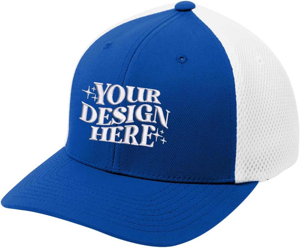 INK STITCH Stc40 Custom Embroidery Add Logo Texts Air Mesh Trucker Caps