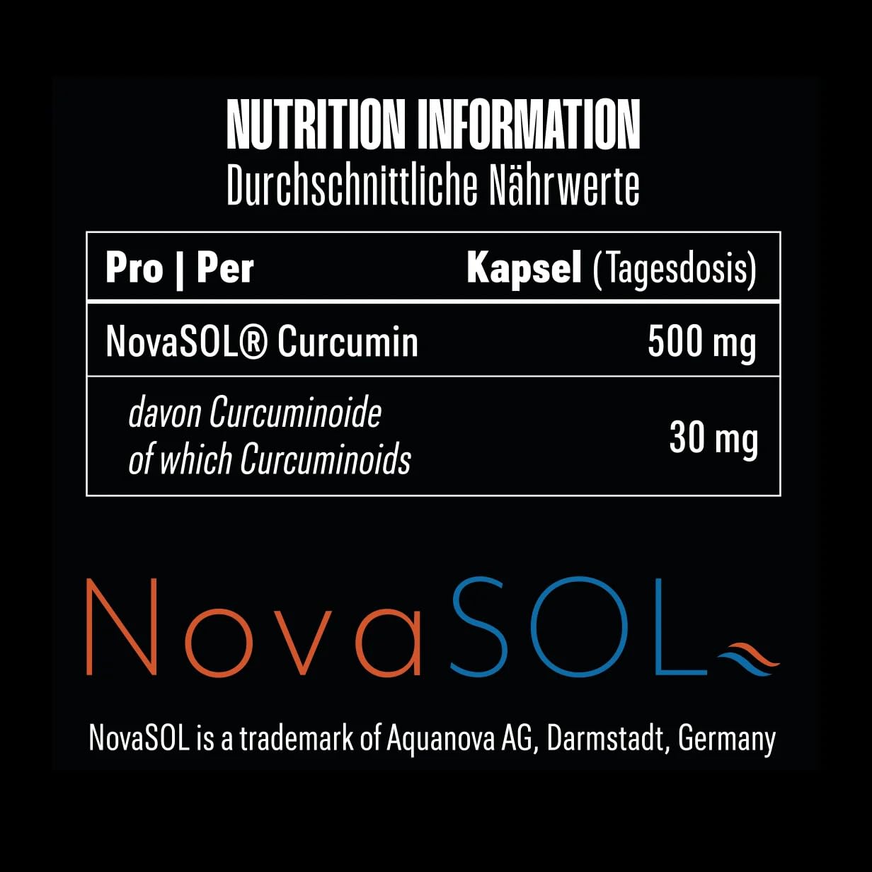 Big-Zone Curcumin Curcuma (Kurkuma) NovaSol® Curcumin Made in Germany | 90 Liquid Kapseln
