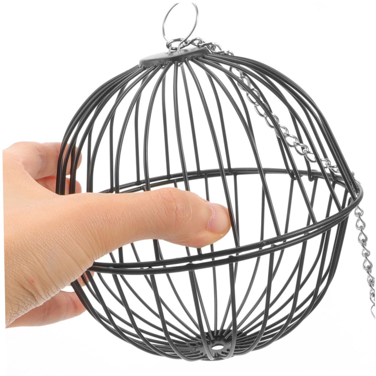 Happyyami 4pièces Distributeur De Foin Inoxydable pour Lapins Et Rongeurs Boules De Nourriture Suspendues Jouets Et Râtelier pour Hamsters Cobayes Et Chinchillas
