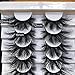 GMAGICTOBO False Eyelashes Wispy Eyelashes Faux 3D Mink Lashes Thick Volume Long Soft Dramatic Strip Eye Lashes Pack 8 Pairs