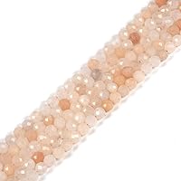 Vista 61 de Cuentas Redondas Facetadas de Ópalo Verde de 4 mm Sueltas de 16 Pulgadas para Hacer Joyas