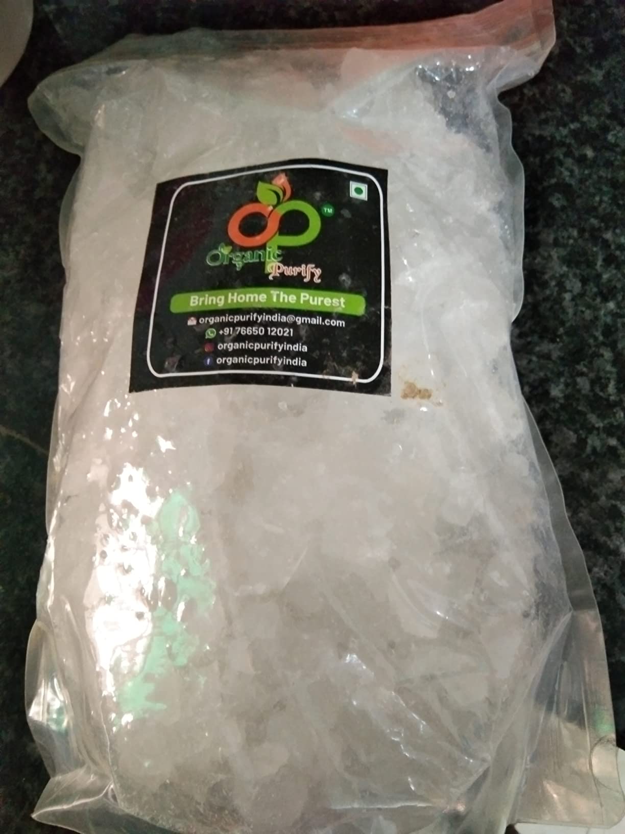 Organic Purify Dhaga Mishri 1.8 KG Pack | Rock Sugar | Pure Thread ...