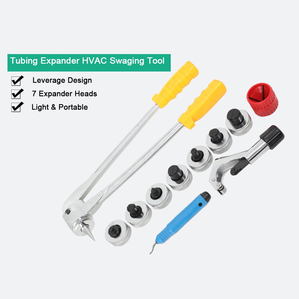 Dilatation de Tuyau en Cuivre,Tube Expander Tool Kit