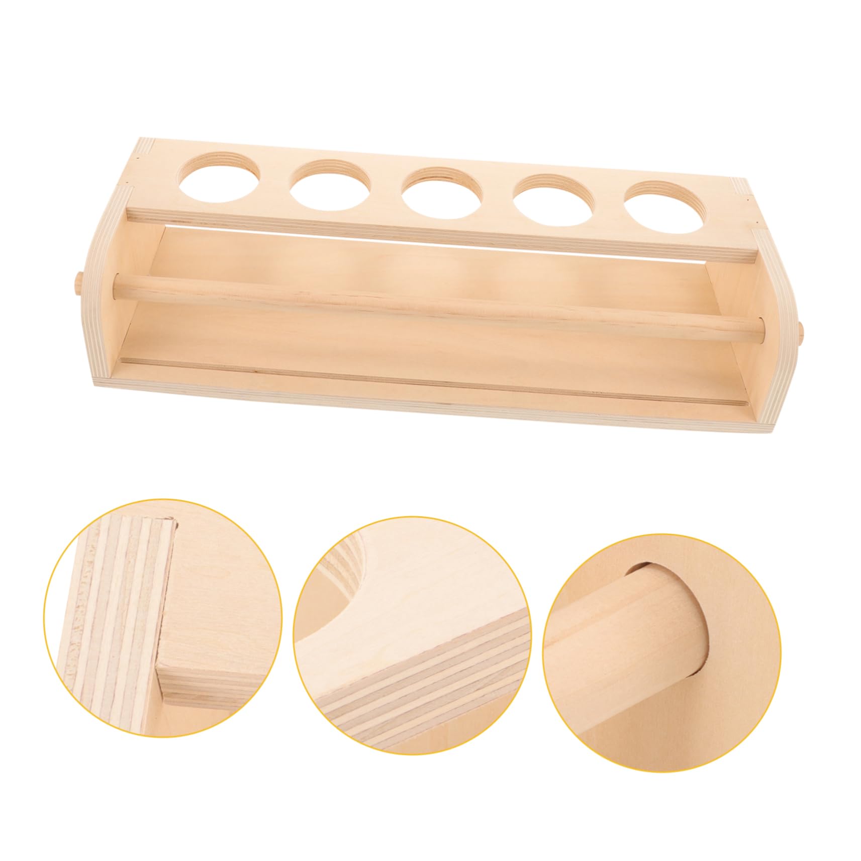 NUOBESTY Cavalletto in Legno Multifunzionale per Rotolo di Carta da Disegno, Risparmio Spazio, per Attività Creative e Schizzi dei Ragazzo Ragazza