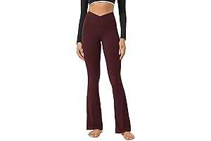 Women's Cloud Feeling Burgundy Yoga Pants