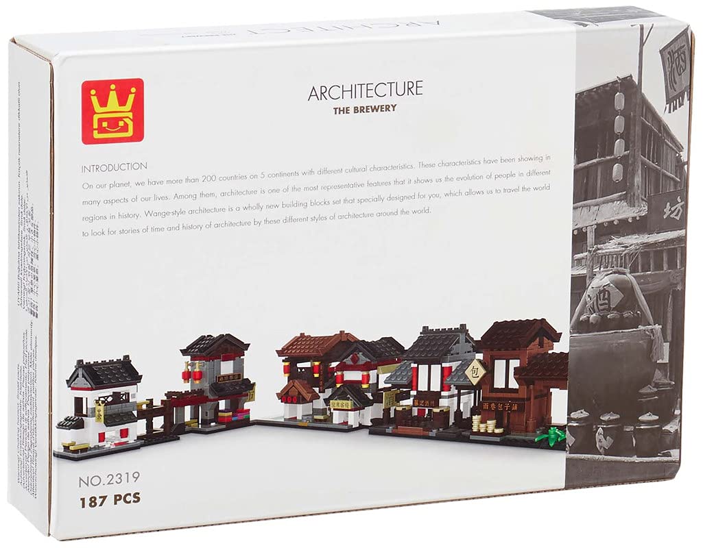 WANGE W2319 – Modellino Di Birrificio Cinese – Kit Da Costruire – Collezionismo Per Adulti – Scala Dettagliata - 4