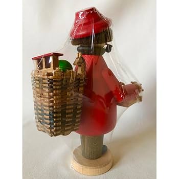 ドイツ クーネルト社 パイプ人形　香炉 おもちゃ売り 木製 Amazon.co.jp: ドイツ クーネルト社 木製 パイプ人形香炉