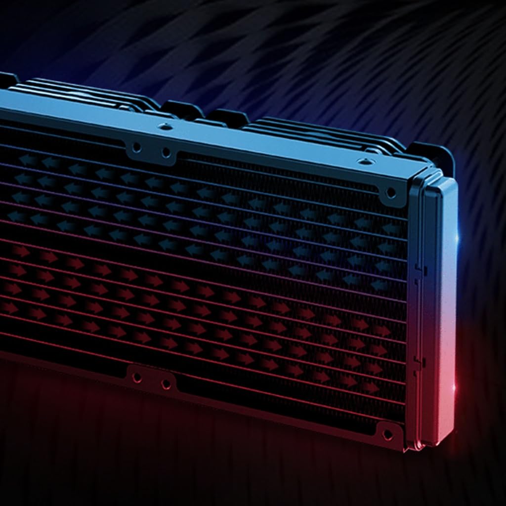 Radiatore 240/280/360mm delle ventole PWM del dispositivo di raffreddamento dell'acqua del CPU di ARGB 4 pin per LGA 1700/1200