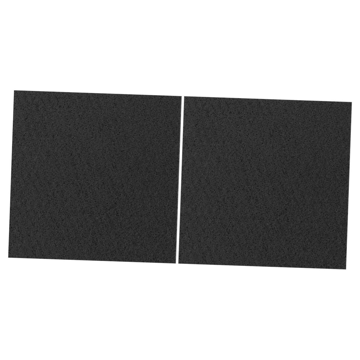 DONFAMDS 2pcs Carbon Felt Graphite Insulation Mat for Vacuum Furnace High Temp Carbonized Fiber Wick