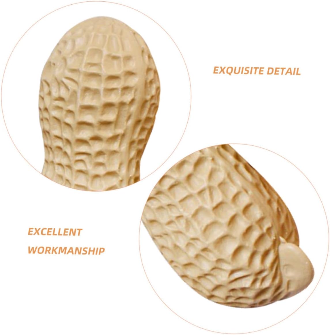 Artificial Peanut for Decor 11.81In Large Peanut Displaying Prop Table Centerpiece Photo Prop Faux Ornament for Home Event Decoration