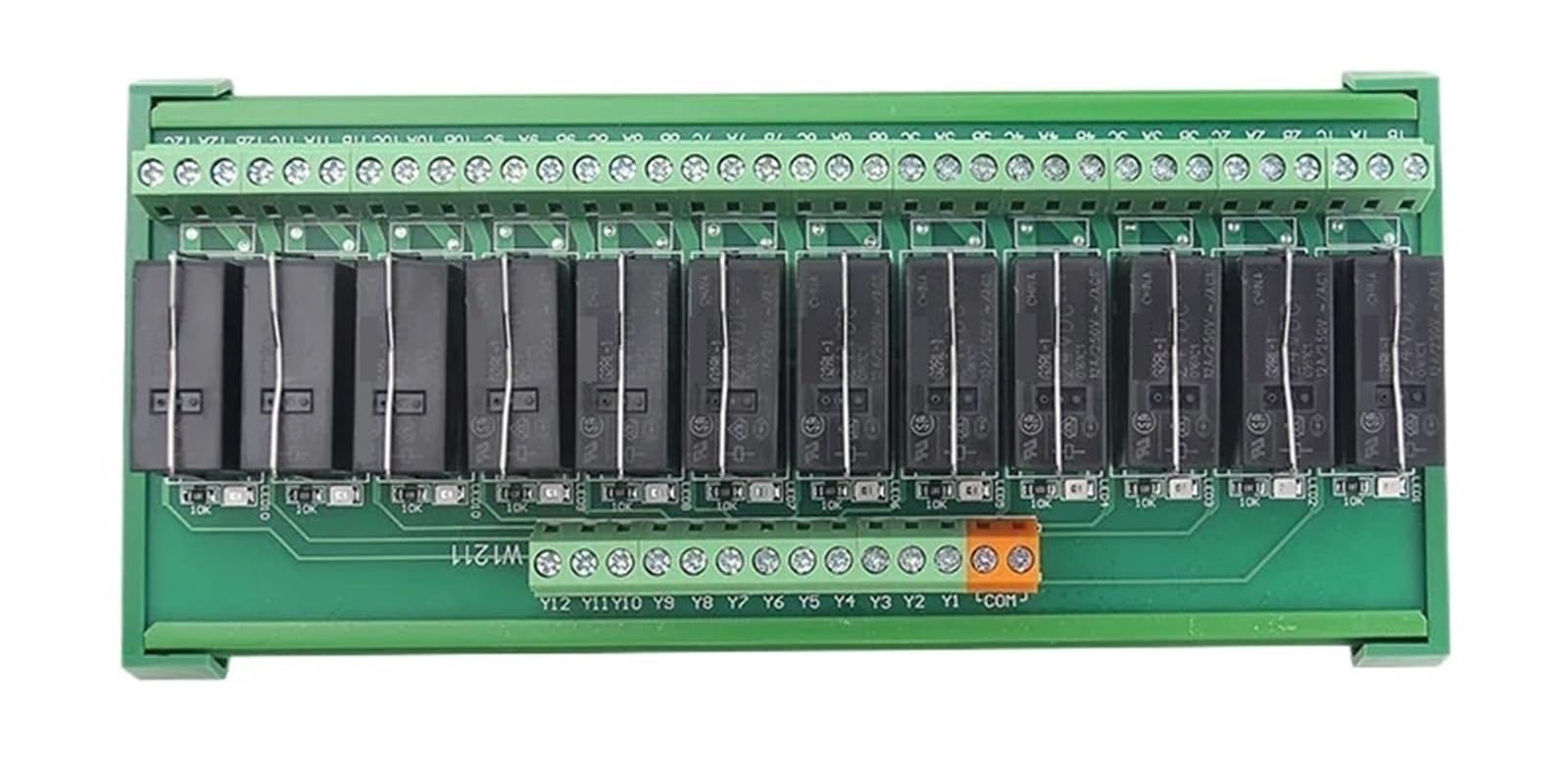 Module relais rail DIN 8 canaux 12V pour domotique et gestion d'éclairage