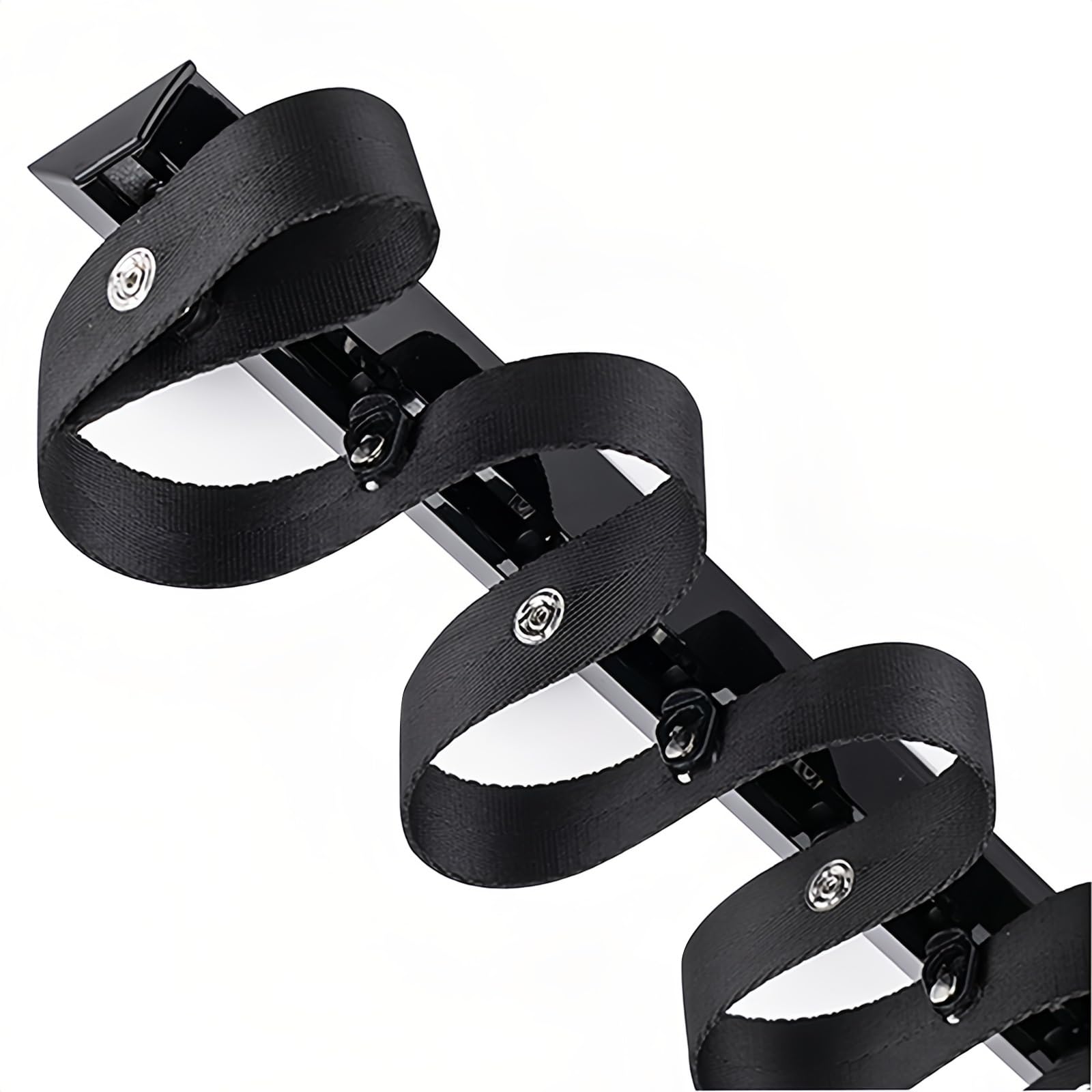 WQPMNYG Aluminum Alloy Wavy Ceiling Mount Track for Office & Living Room 15.4FT/470CM Single Rail Stylish Black Design Ideal for Curt & Drapes
