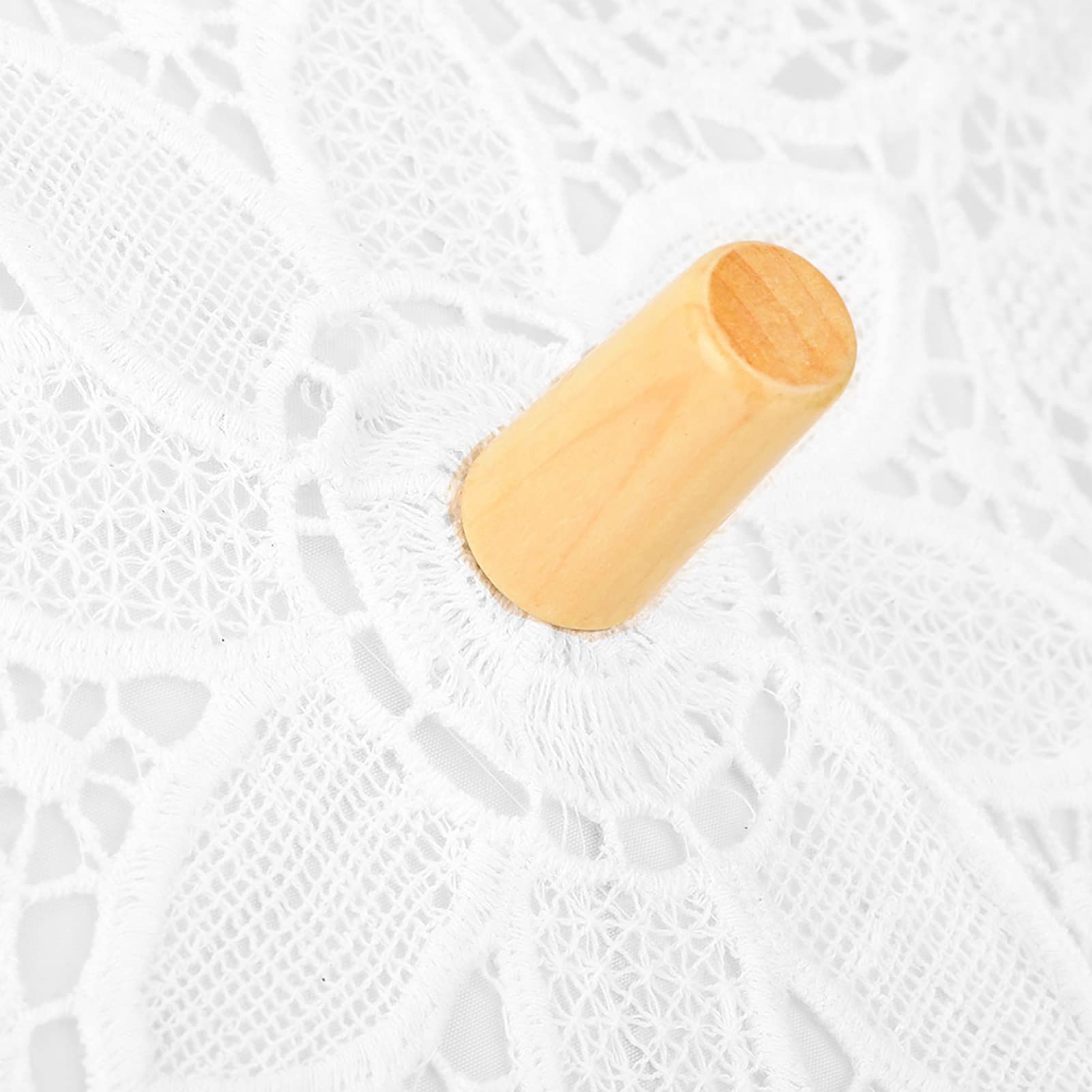AYNEFY Ombrello da sposa, ombrello da sposa, in cotone, per matrimoni, balli, fotografie, oggetti di scena
