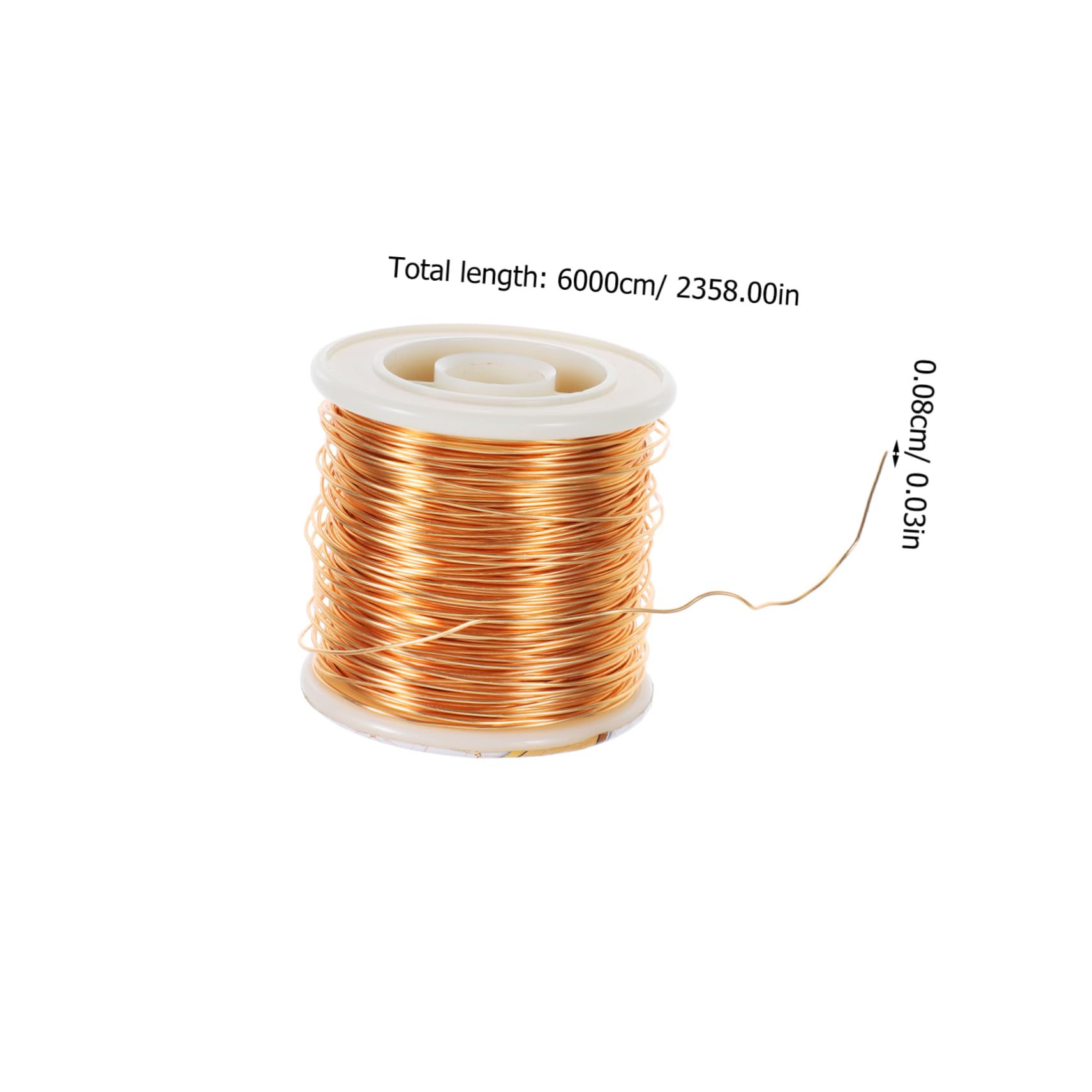 Filo di Rame Artigianale Oro per Gioielli e Bead, Bobina