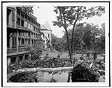 HistoricalFindings Photo: Gardens,Mountains,Lake Mohonk House,Resorts,Plants,Ponds,Hotels,New York,NY,1901