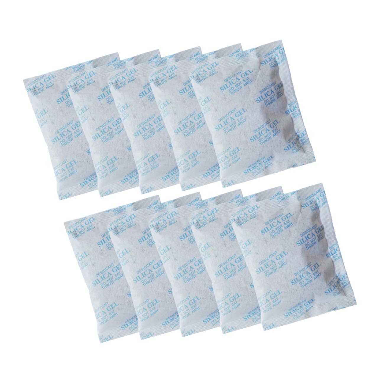 Silicagel Trockenmittel mit Minerals und Vliesstoff 50g Kieselgel Feuchtigkeitsabsorber 50 Stück für Kondensationsschutz und Trockene Kleidung