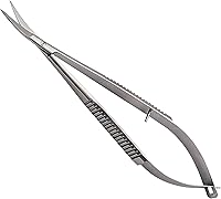 Vista 1 de Tijeras de corte fáciles de bordar de 4.75" - EZ Snip Curvó Cuchillas Alemanas Acero Inoxidable