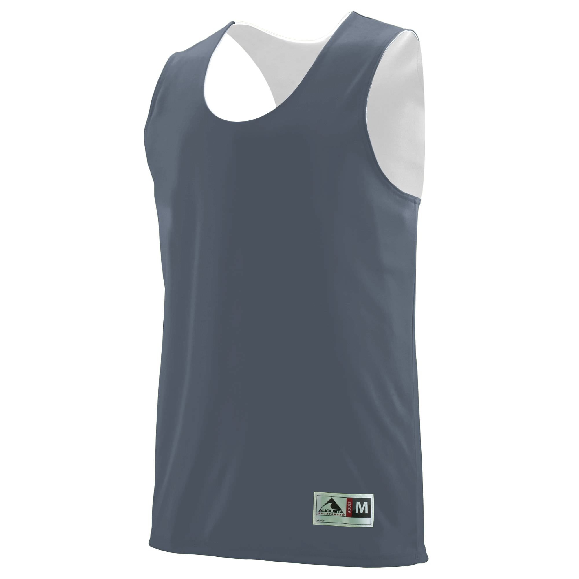 Augusta Sportswear Reversible Wicking Tank XL Graphite/White