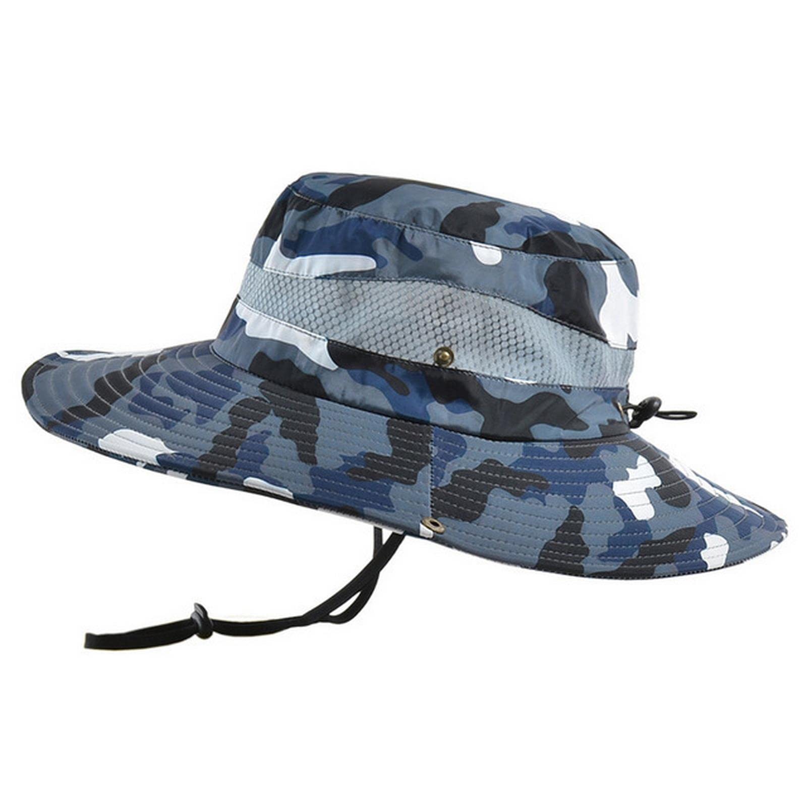 MOGSA Sombrero de pescador para hombre, sombrero de pesca, sombrero de verano, transpirable, para exteriores, sombrero de pesca, sombrero de montañismo