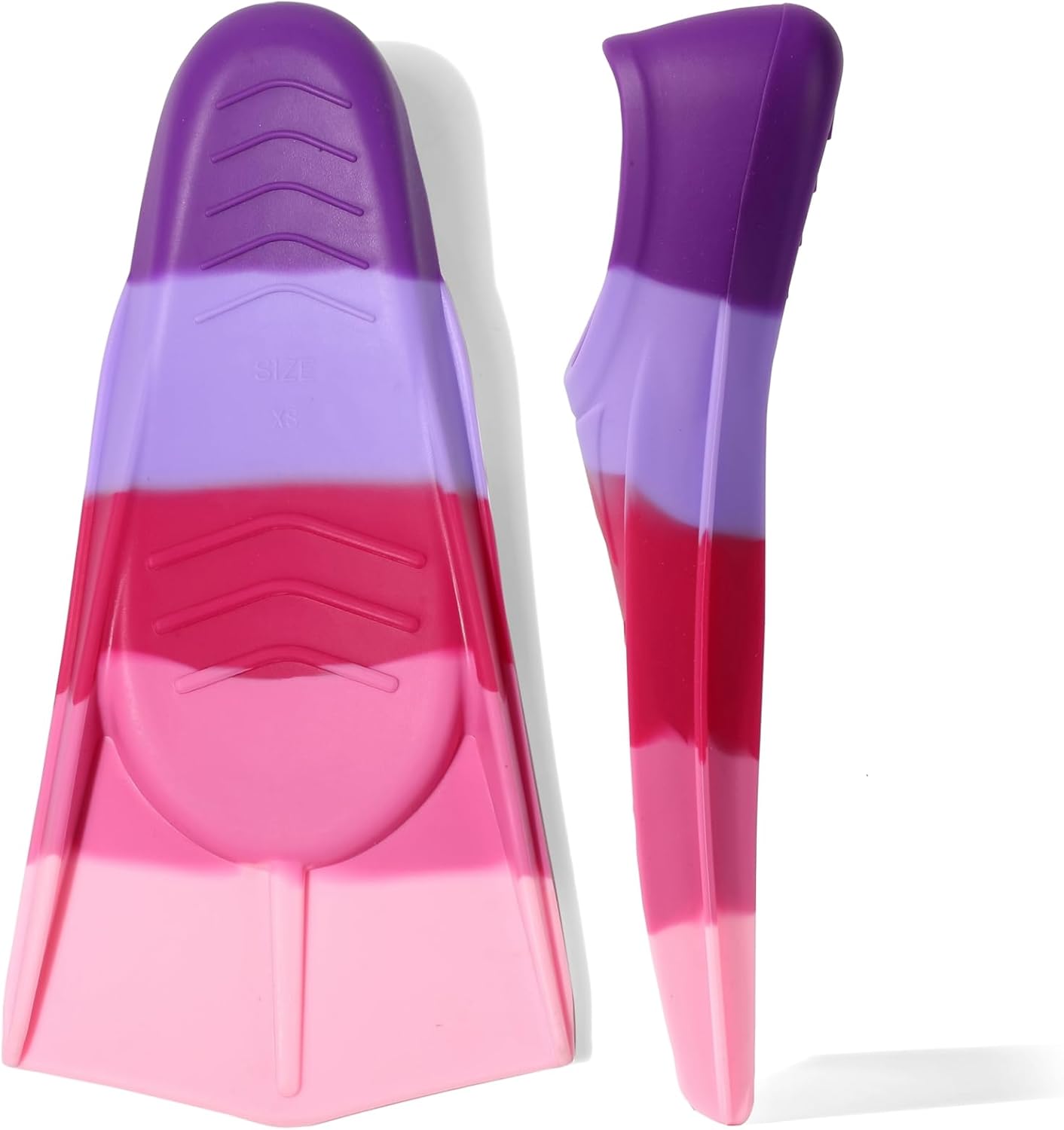 Kids Swim Fins,Short Fins Youth Swimming Flippers for Lap Swimming Training for Girls Boys