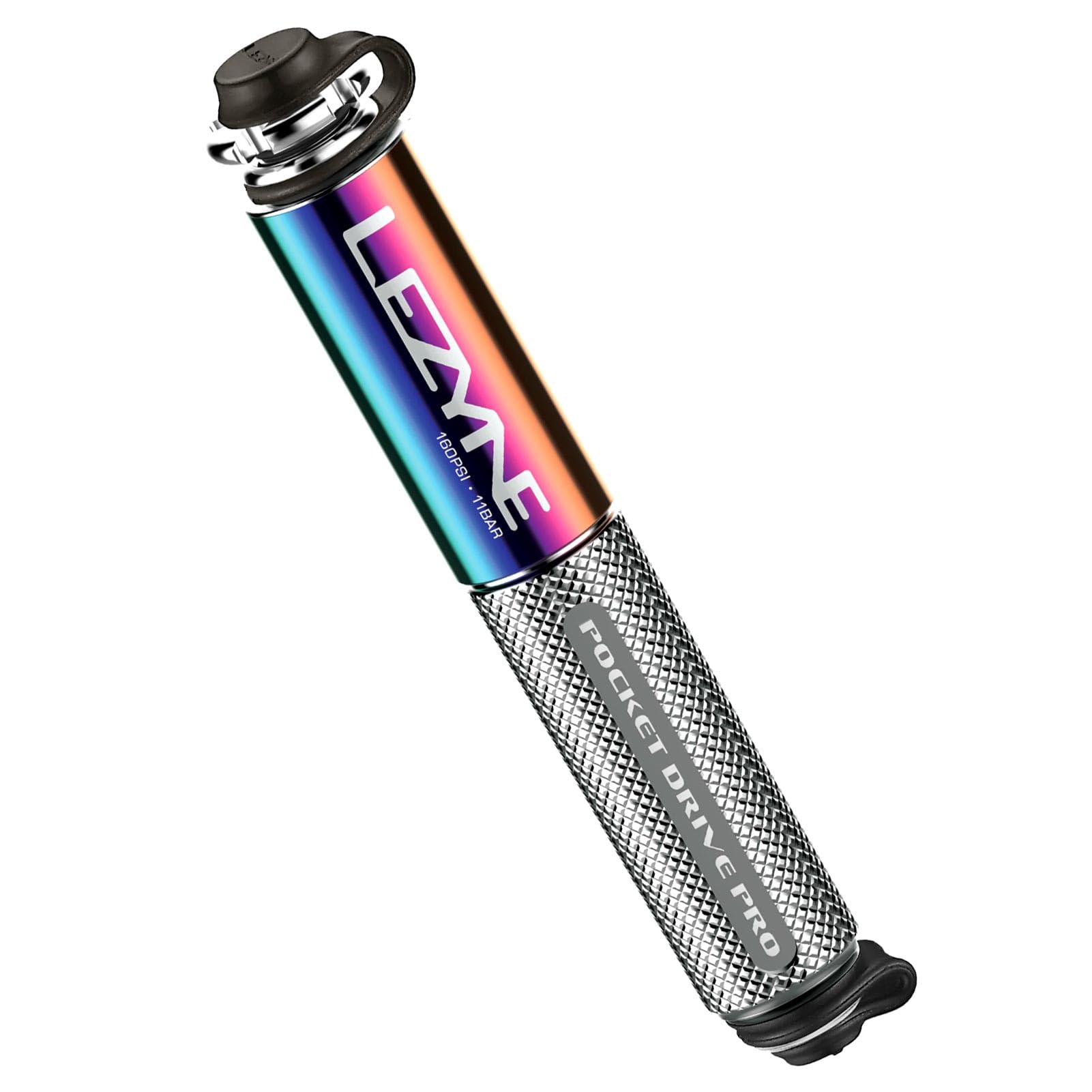 Pocket Drive Pro Mini Bicycle Hand Pump, High Pressure 160 PSI, Presta & Schrader with Valve Core Tool, Alloy Bracket Mount, Grip Textured, Easy to Use Bike Tire Pump
