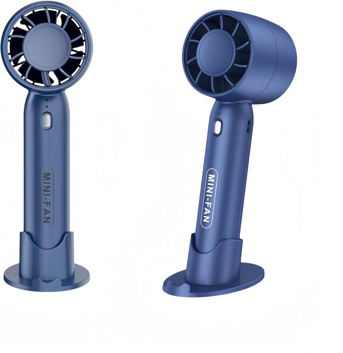 Mini Fan T10 Turbo Portable Handheld Fan | 3 Speed USB Rechargeable Personal Cooling Fan | Compact Travel Desk Fan for Home, Office & Outdoor (Blue)-image-6