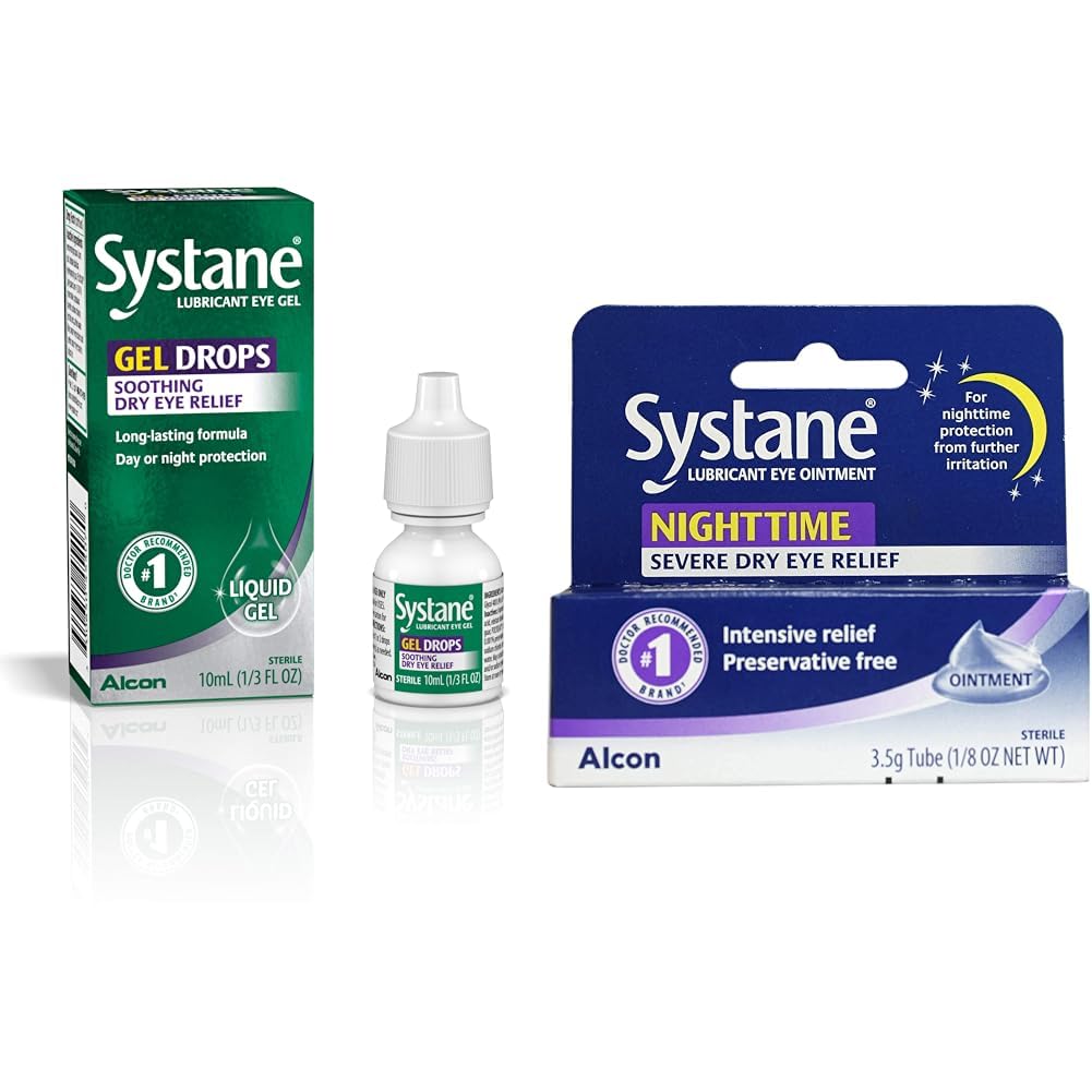 systane nighttime lubricant eye gel Amazon.com: Systane Nighttime Eye Ointment for Dry Eyes (2 Pack) : Health &  Household main image 1