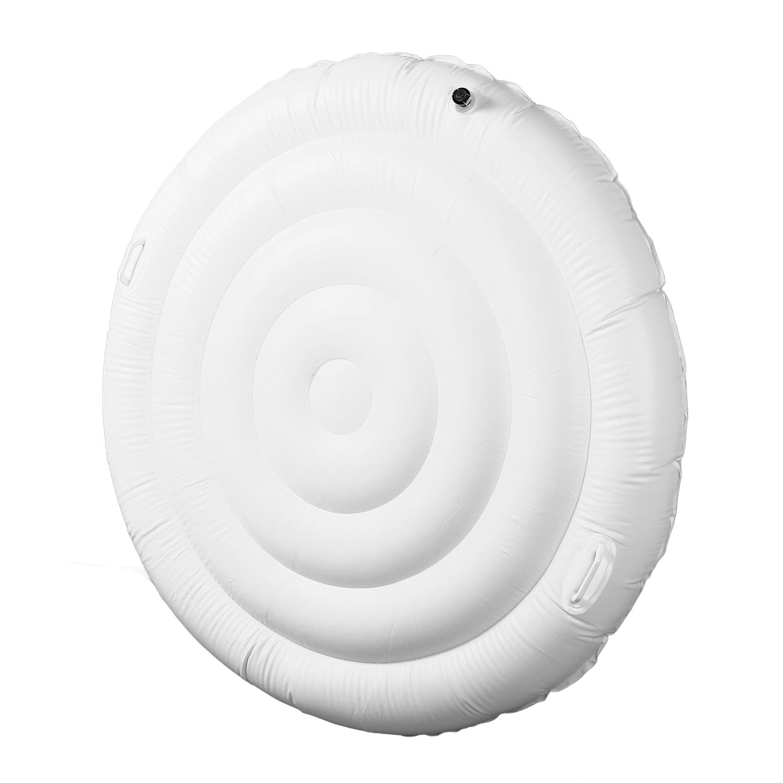 Yinhing Copertina per Vasca Idromassaggio Gonfiabile, Copertura per Vasca Idromassaggio Sostituzione Coperta di Overflow di Pioggia Protettiva Pieghevole Pvc da 5,4 Piedi di Overflow Rotondo Energia