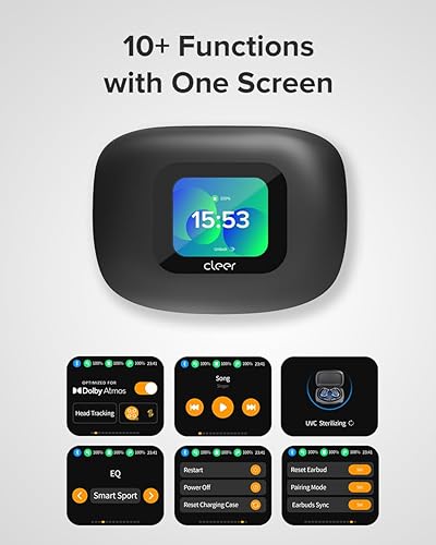 Miniatura 3 de Cleer ARC 3 - Auriculares de oído abierto, Dolby Audio, Snapdragon Sound True Wireless Earbuds, batería de 50 horas, Bluetooth 5.4, IPX 7,