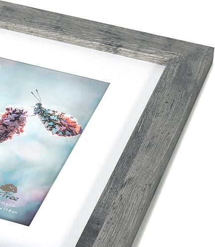 Miniatura 9 de Scholartree Juego de 3 portarretratos grises de 11 x 14 pulgadas, para exhibir fotos de 11 x 14 pulgadas sin paspartú u 8 x 10 pulgadas con