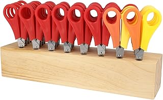 Westcott Children's Scissors, 32 Pieces in Wooden Block | Scissors with ...