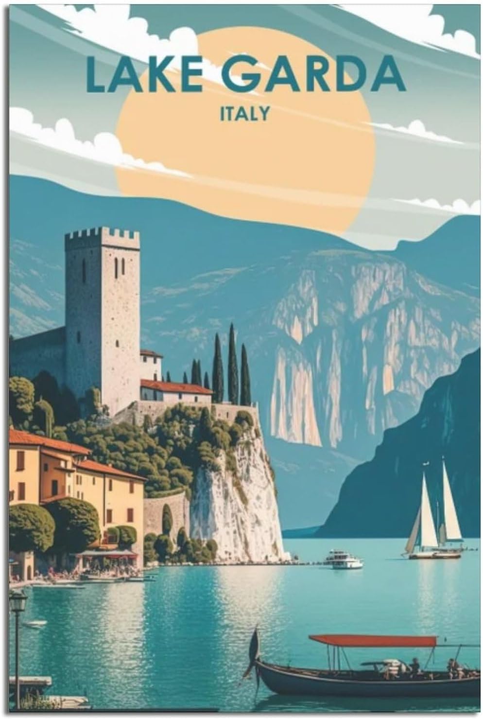 Kunstdruck Venedig Im Fauvismus-Stil – Bunte Italien-Motive Für Wand & Büro In 6 Größen