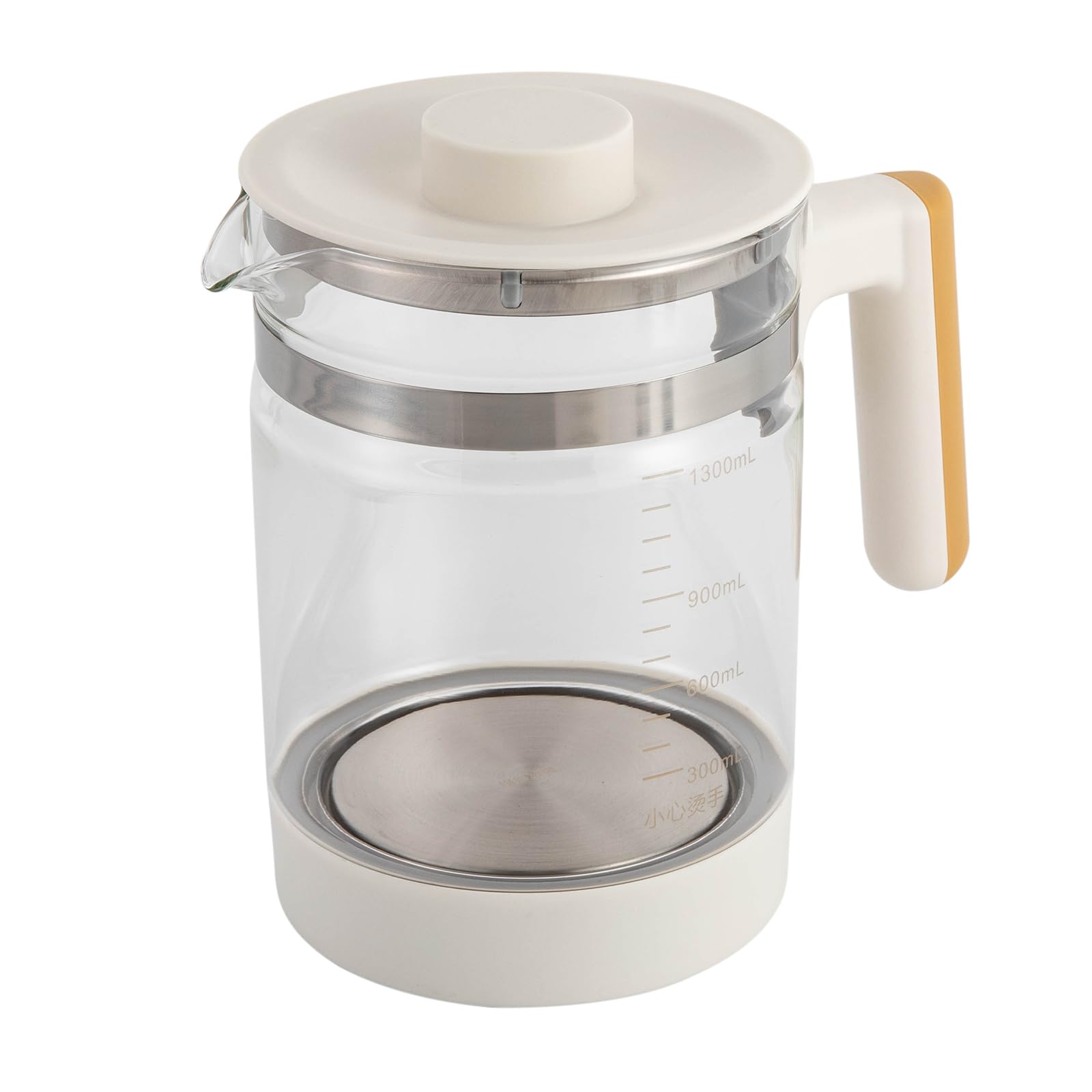Calentador de biberones, 1,3 L, termostato de 72 horas, temperatura y tiempo ajustables, se puede utilizar para calentar leche, té, cocinar alimentos para bebés