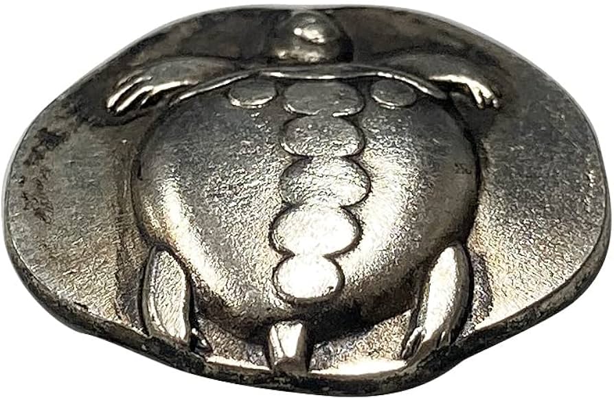 Amazon.co.jp: レプリカコイン 亀 カメ 古代ギリシャ 銀貨 硬貨