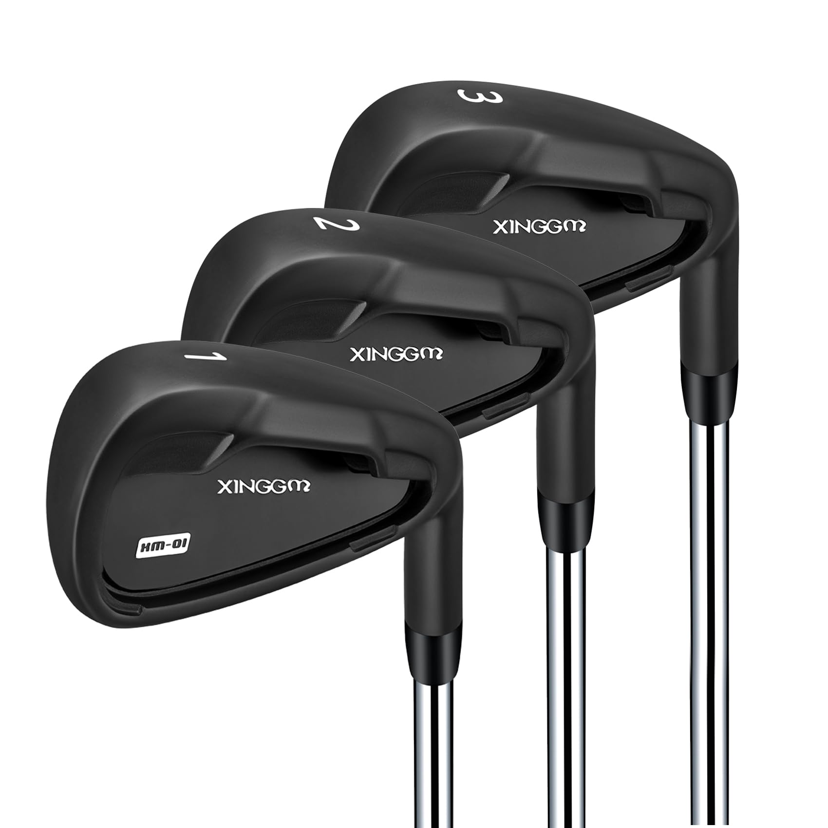 XM-01 Individual Golf Irons or Golf Irons Set - Premium Men Golf Club Iron with Steel Shaft for Right Hand Golfers Stiff Flex