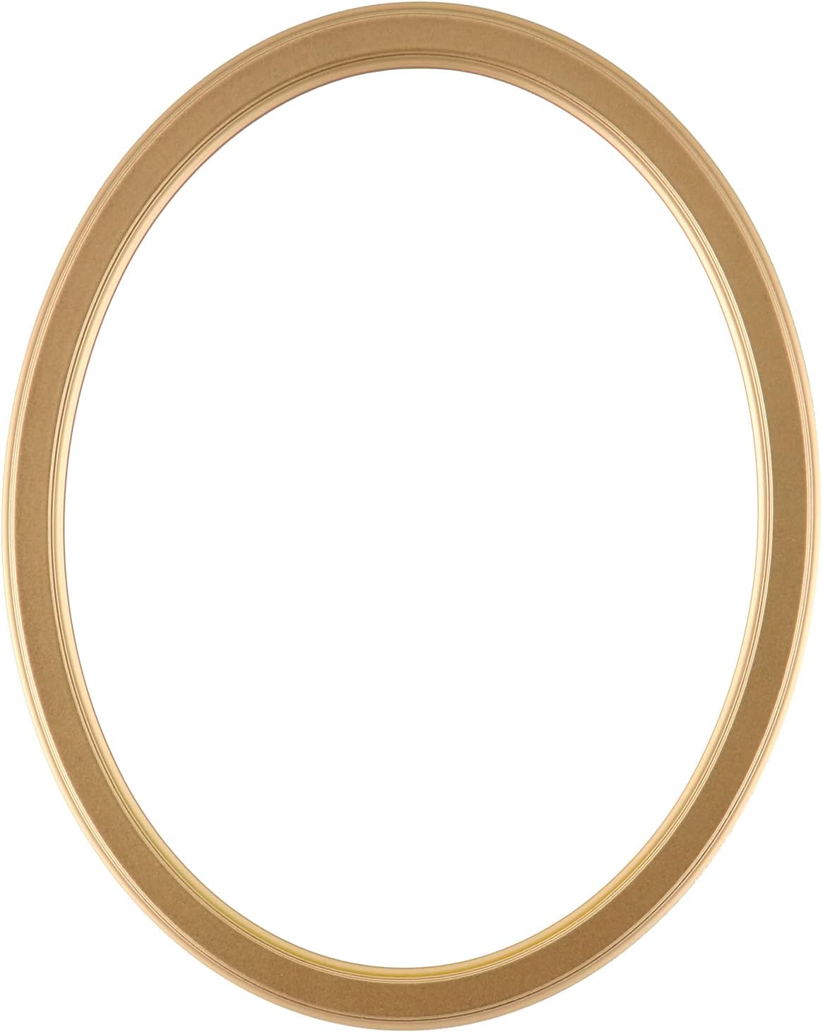 ArtToFrames 5x7 Inch 810 Oval Frame Gold Spray Comes with