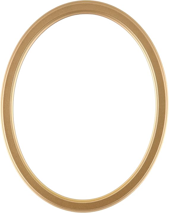 ArtToFrames 5x7 Inch 810 Oval Frame Gold Spray Comes with