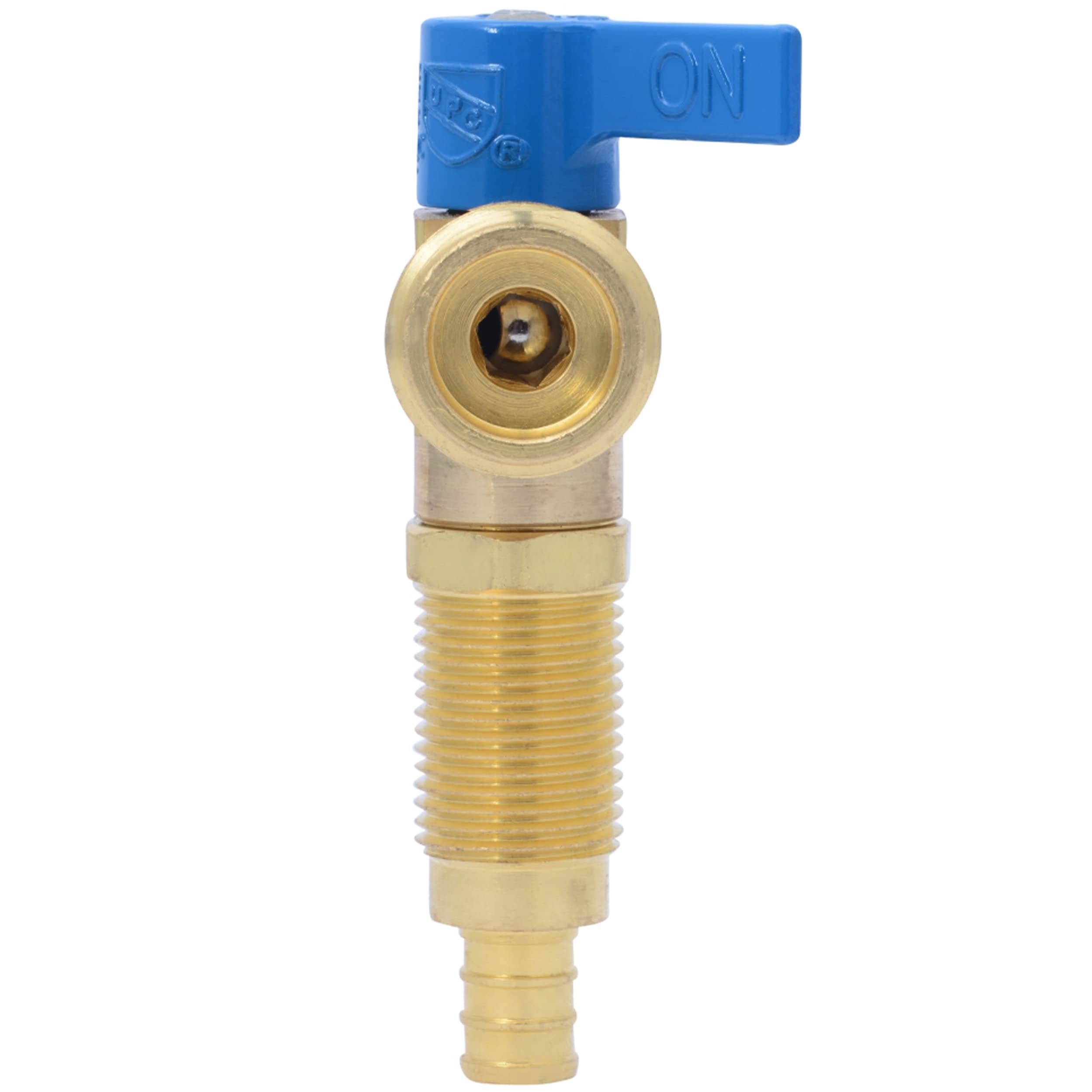 SharkBite24813A 1/2" Pex Barb Washing Machine Valve, Cold, Chrome